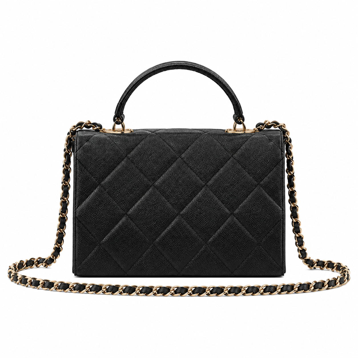 Chanel Quilted Mini Box Flap Bag 16×21×9.5cm