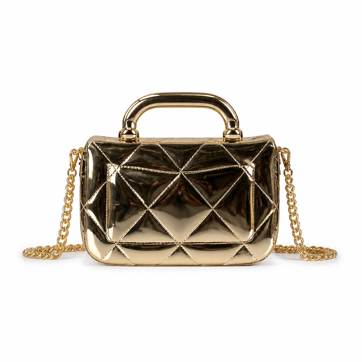 Chanel Classic Quilted Wallet on Chain WOC | CC Turn-Lock Chain Strap — 18cm