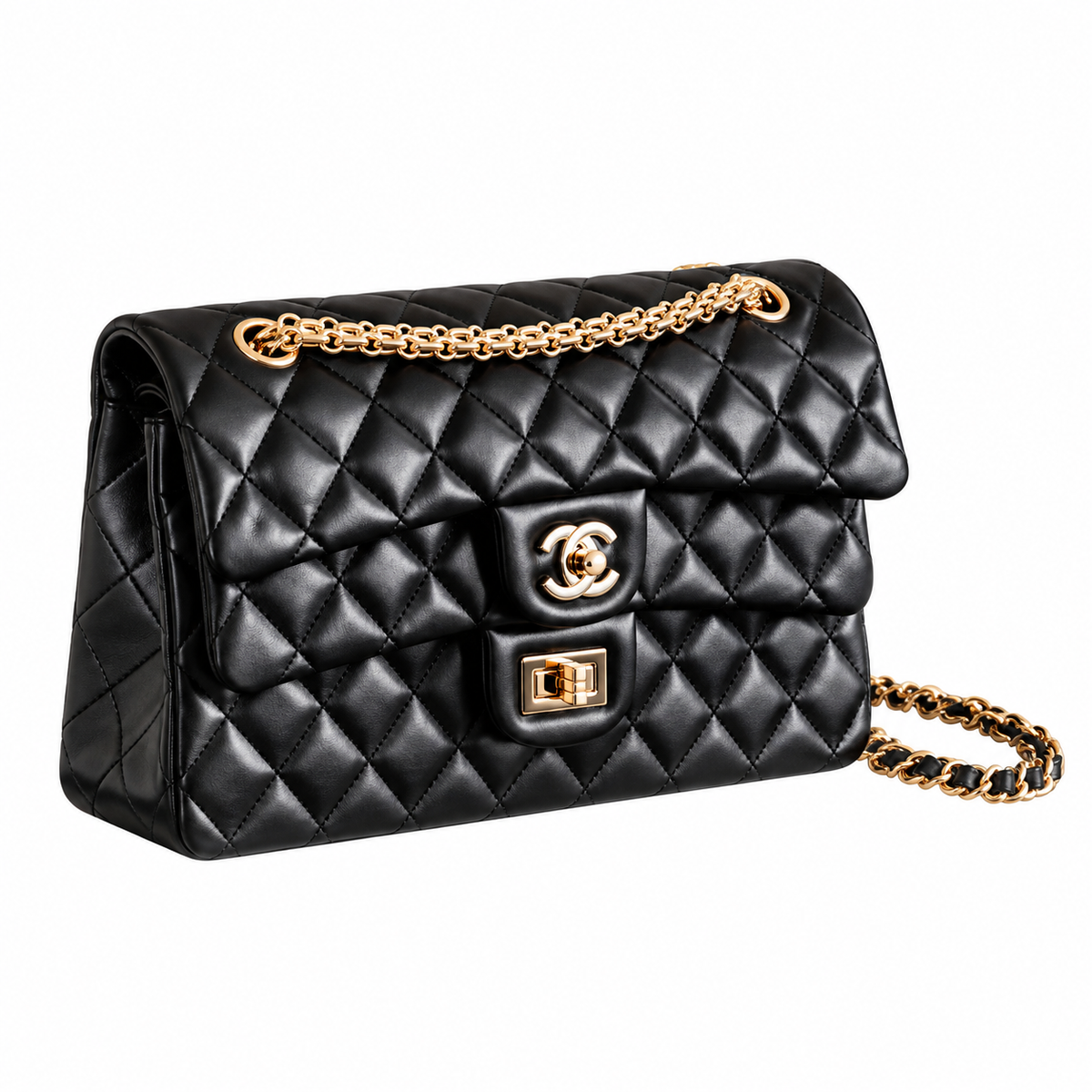 Chanel Quilted Large Flap Handbag 25.5cm
