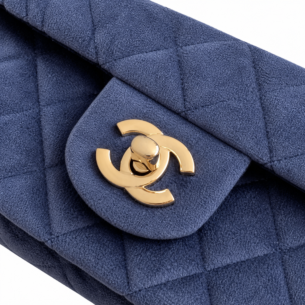 Chanel Classic Quilted Flap Bag | CC Turn-Lock Leather Chain Strap — 13x20cm