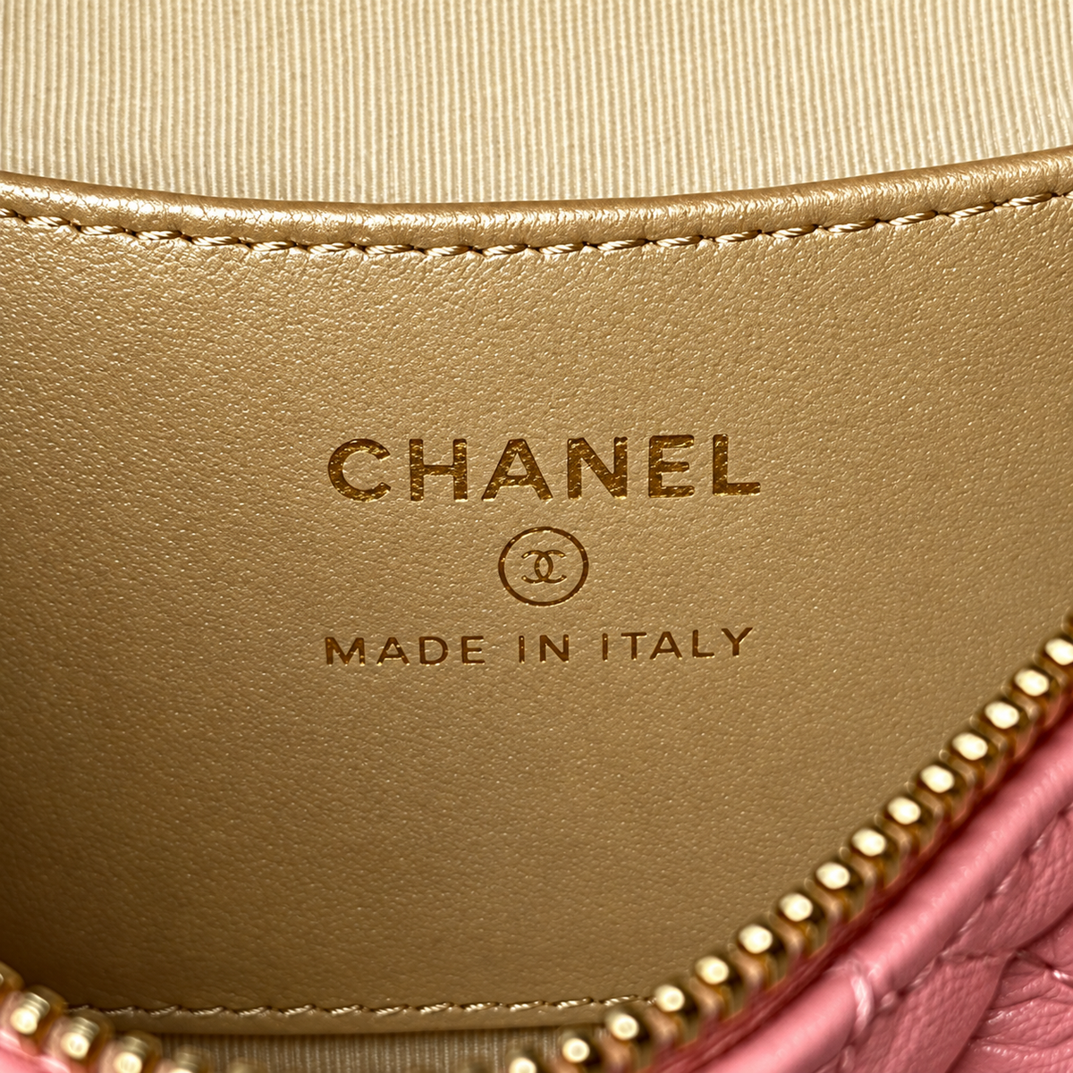 Chanel Quilted Round Mini Bag 18cm