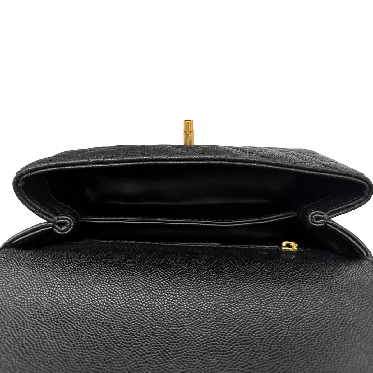 Chanel Classic CC Quilted Flap Bag | Gold Hardware & Chain — 24cm