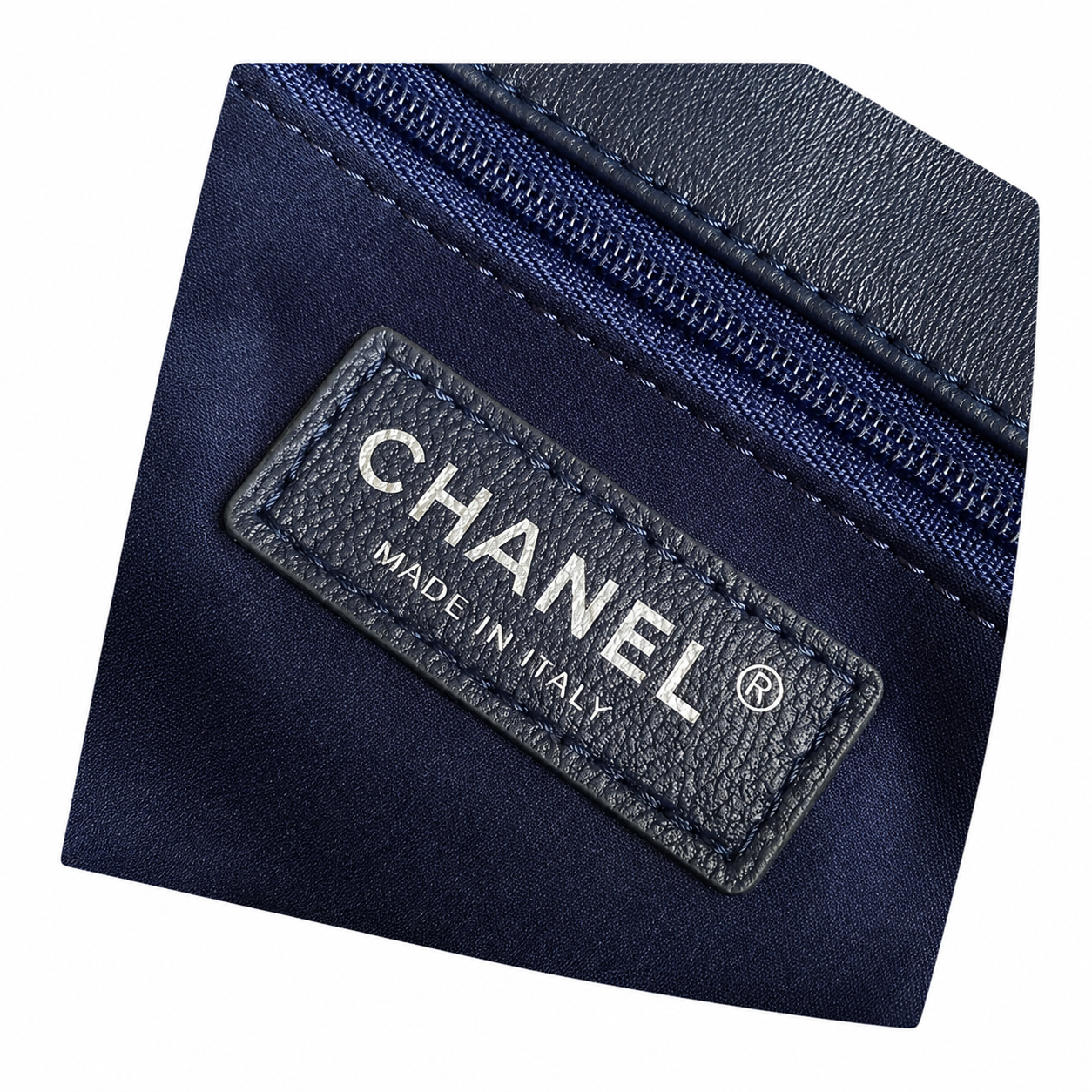 Chanel Royal Blue & Sky Blue Tartan Sequin Flap Bag | Navy Leather Interior, Silver Ball CC & Navy Chain