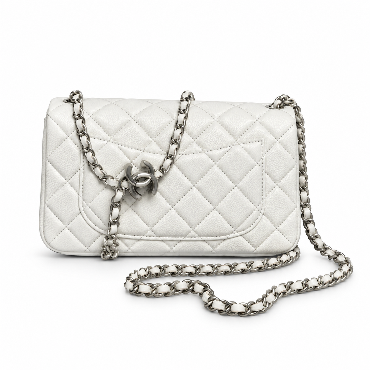 Chanel Quilted Evening Shoulder Bag 20×13×7cm