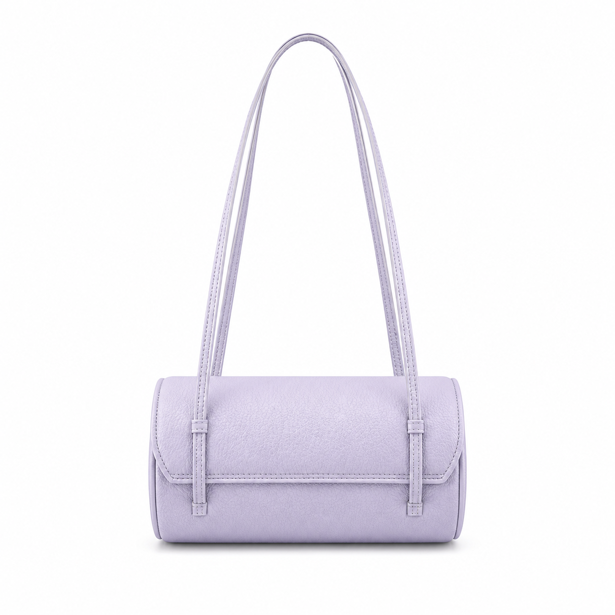 Chanel Lavender Caviar Cylindrical Shoulder Bag | Gold CC — 20cm