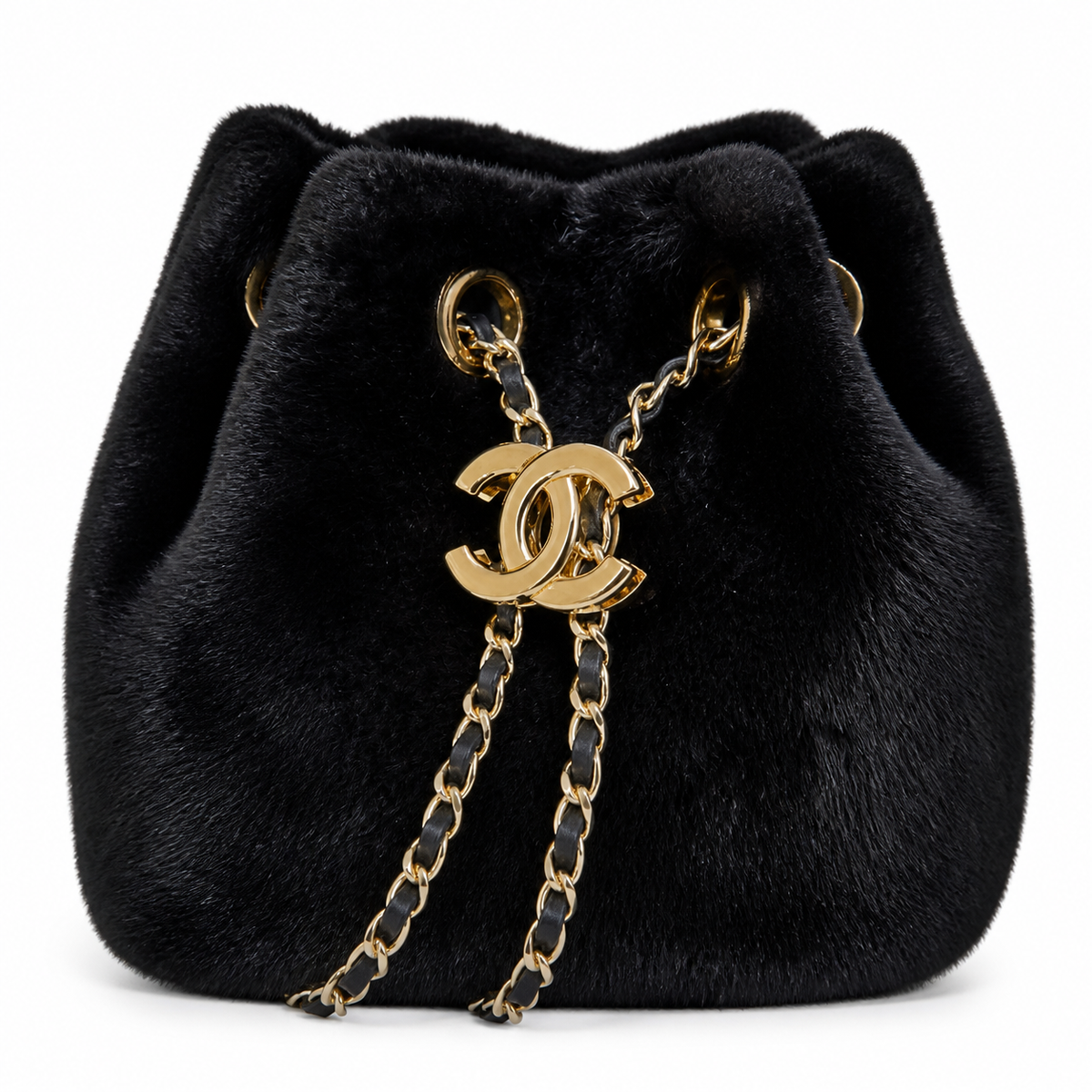 Chanel Classic Quilted Medium Top Handle Handbag | CC Turn-Lock Chain Strap — 20cm