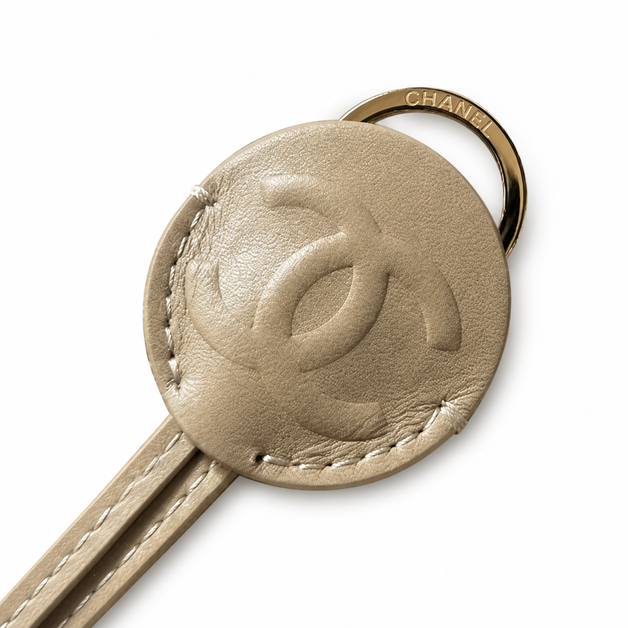 Chanel Bowling Bag Champagne Gold Diamond-Quilted Metallic Fabric | Oversized CC Logo — 29cm