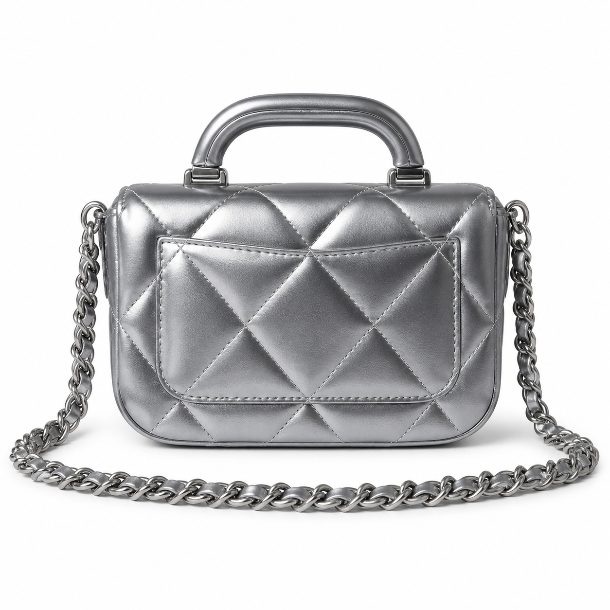 Chanel Classic Quilted Wallet on Chain WOC | CC Turn-Lock Chain Strap — 18cm