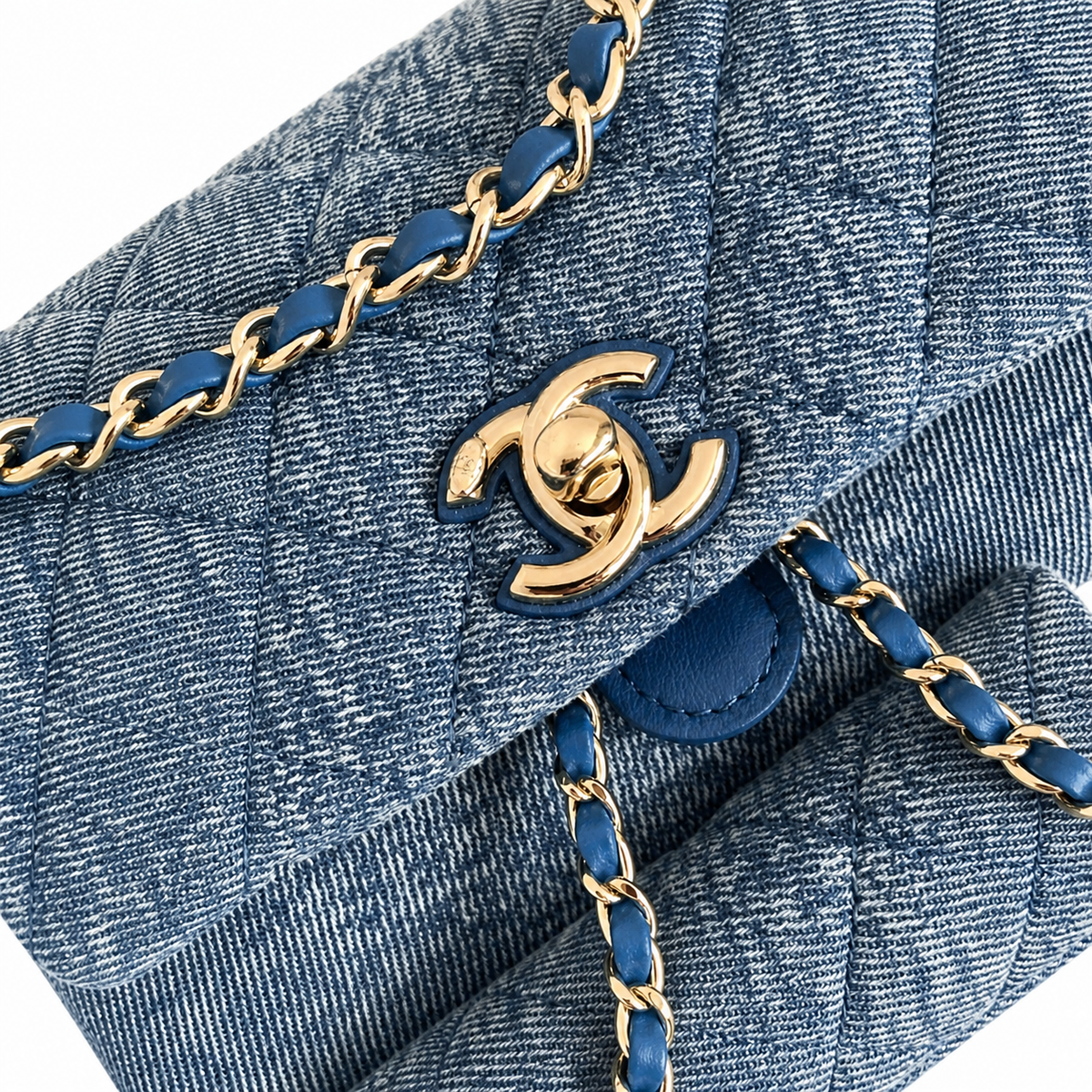 Chanel CC Quilted Mini Backpack | Gold Hardware & Chain Straps — 18cm