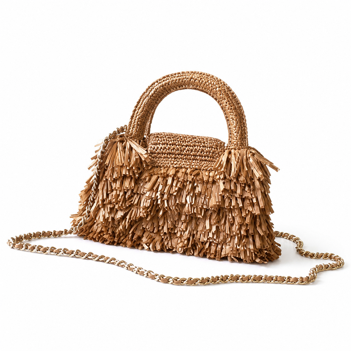 Chanel Classic Quilted Mini Flap Bag | CC Turn-Lock Leather Chain Strap — 13x19cm