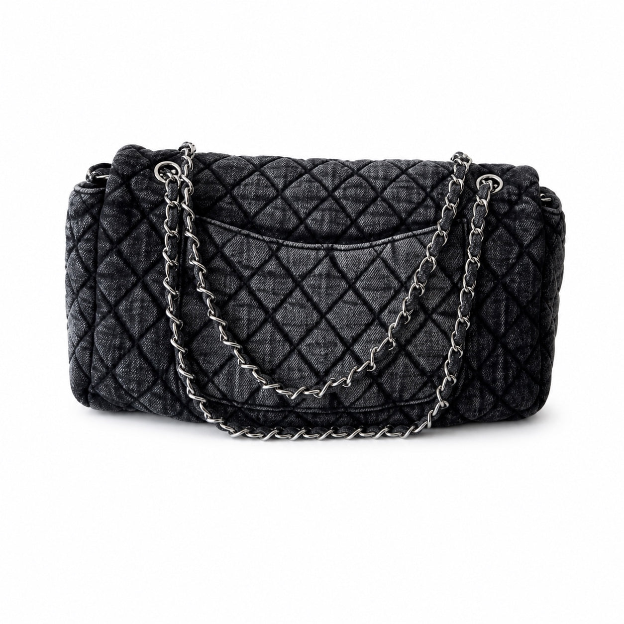 Chanel Classic Quilted Maxi Flap Bag | CC Hardware & Gold Chain — 33cm