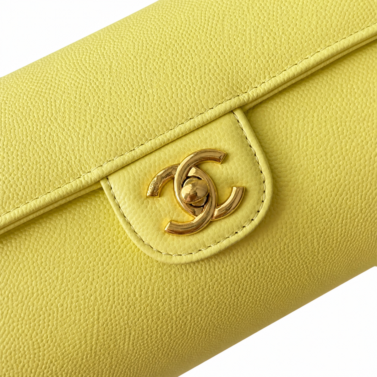 Chanel Lime Yellow Cylindrical Shoulder Bag | Triple Rope Strap — 20cm