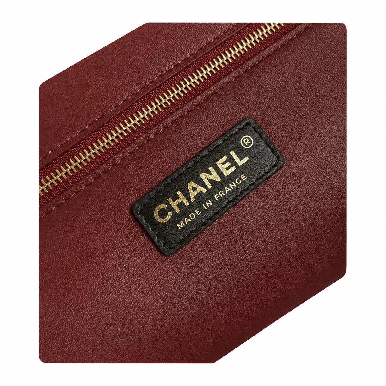 Chanel Black High-Gloss Croc-Embossed Large Shopping Tote | Gold CC Turn-Lock & Chain Zip Pocket