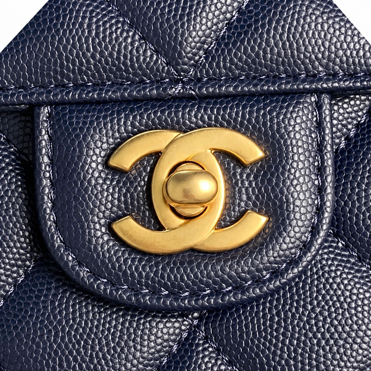 Chanel Classic Quilted Flap Bag Black Lambskin | Gold CC Turn-Lock — 22cm