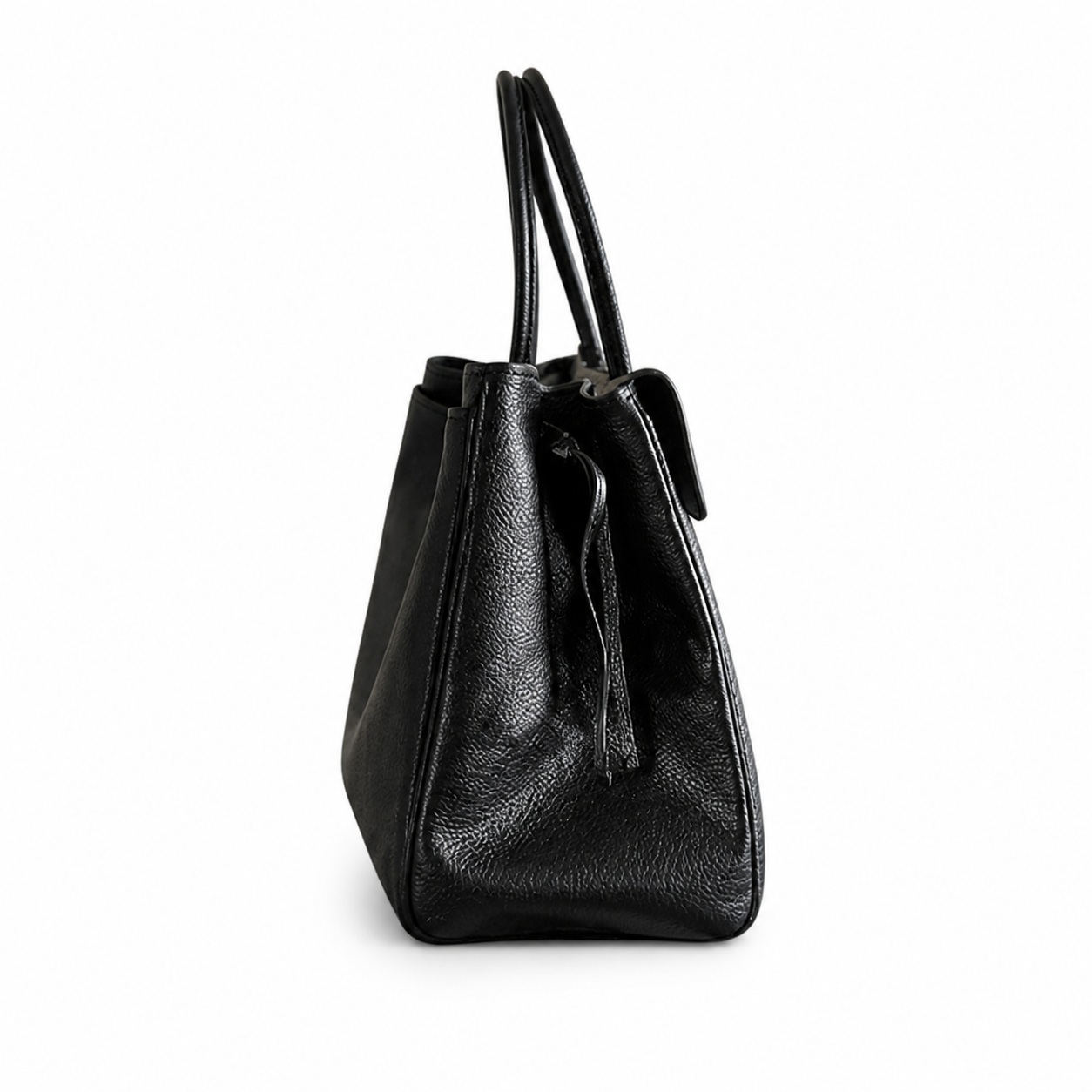 Chanel Large Tote Bag Black Pebbled Caviar Leather | Gold CC Turn-Lock — 43cm