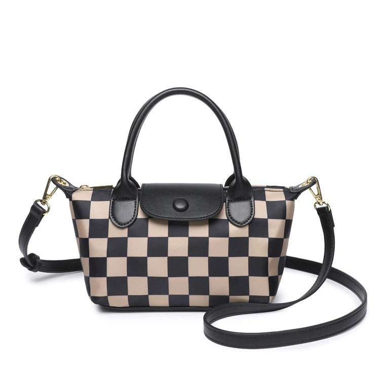 Checkerboard Mini Tote Bag 24cm