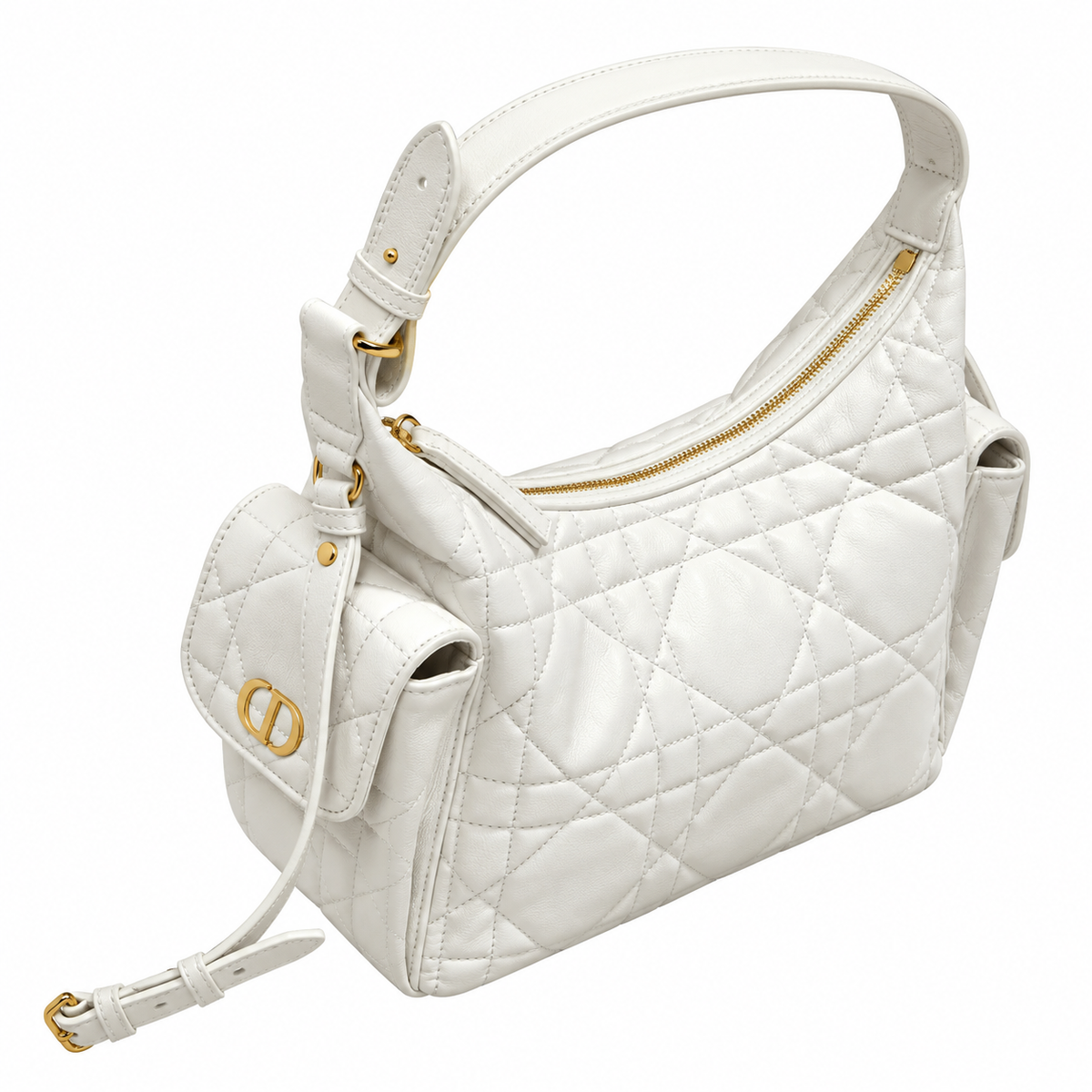 Dior Cannage Quilted Day to Night Flap Bag 28cm