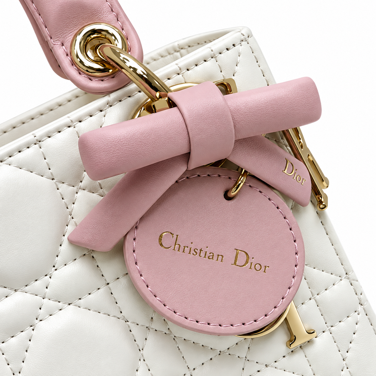 Dior Cannage Quilted Compact Flap Bag