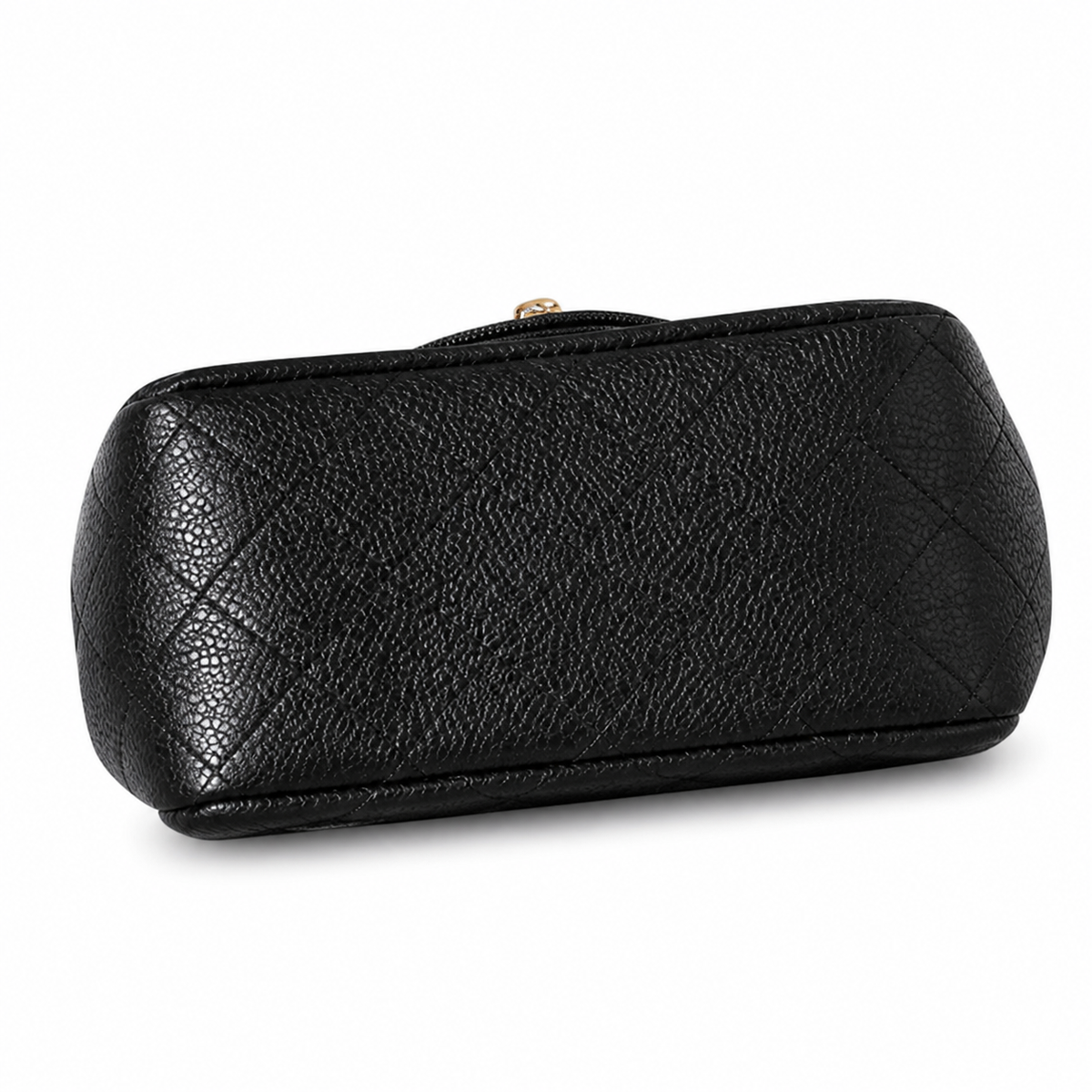 Chanel Classic Quilted Mini Flap Bag | CC Turn-Lock Leather Chain Strap — 13x17cm