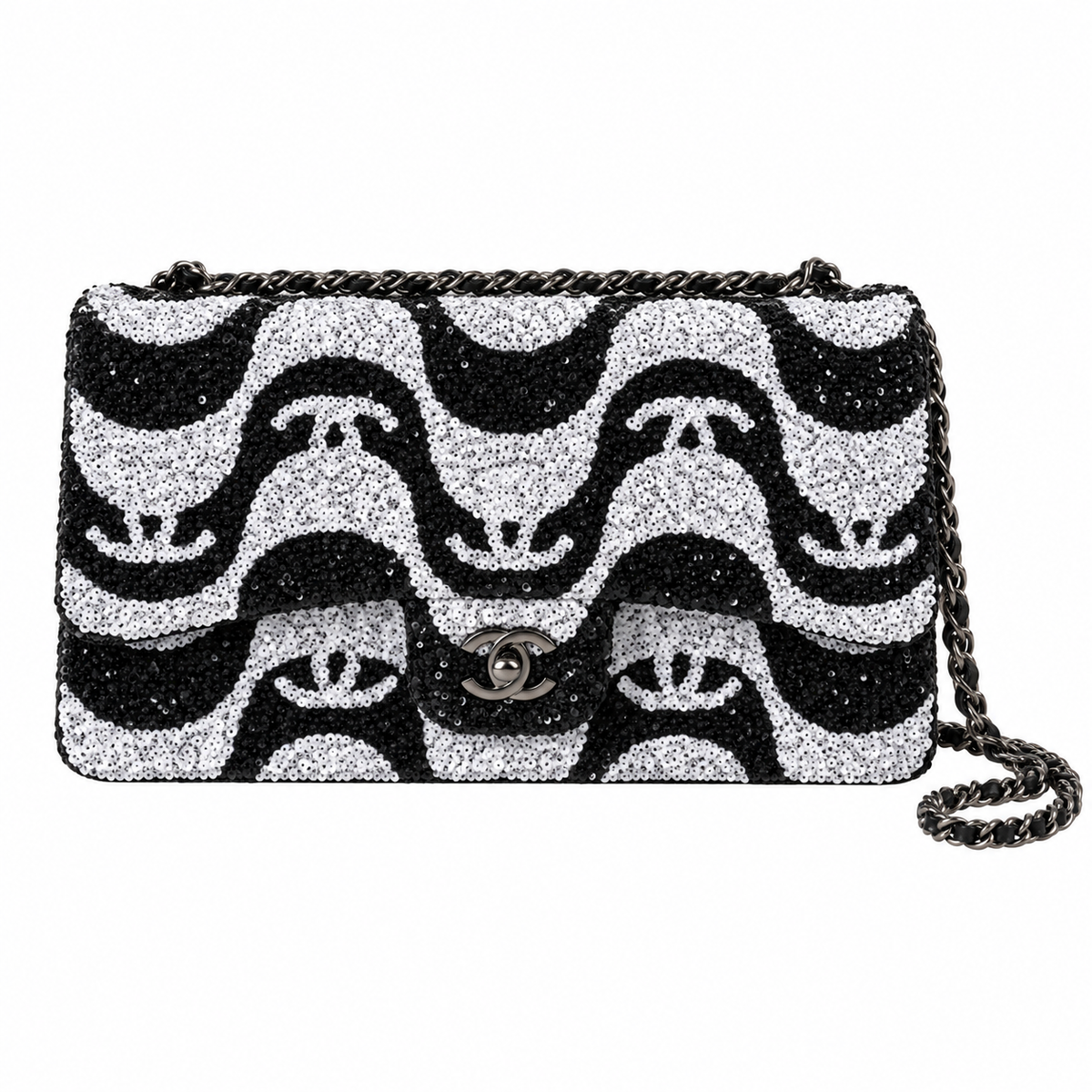 Chanel Quilted Flap Messenger Bag 15×25×7cm