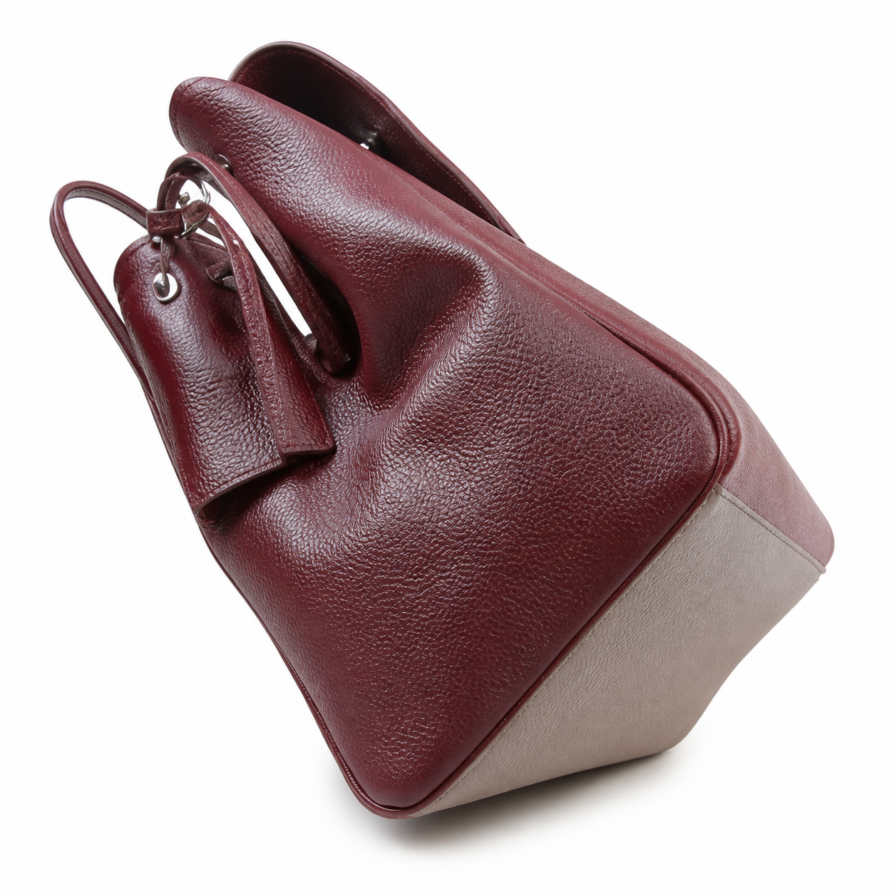 Chanel Large Neo Executive Tote Deep Burgundy Grained Calfskin | Gold CC Turn-Lock — 43cm