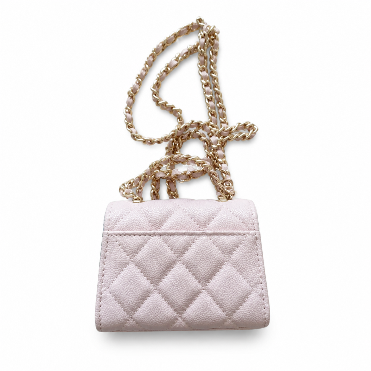 Chanel Quilted CC Mini Evening Bag | Gold Chain Strap — 11cm