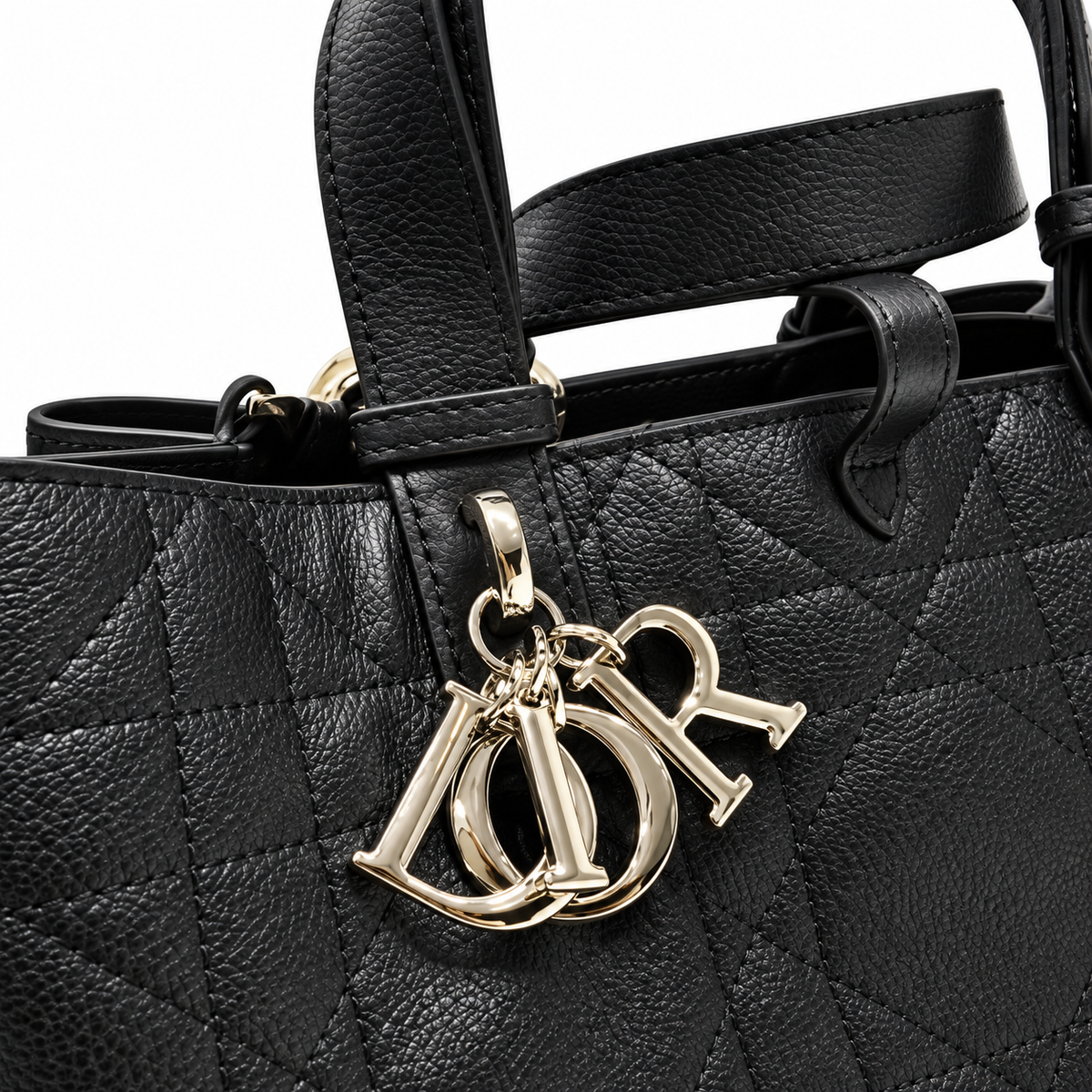 Dior Cannage Quilted Roomy Top Handle Tote 37cm