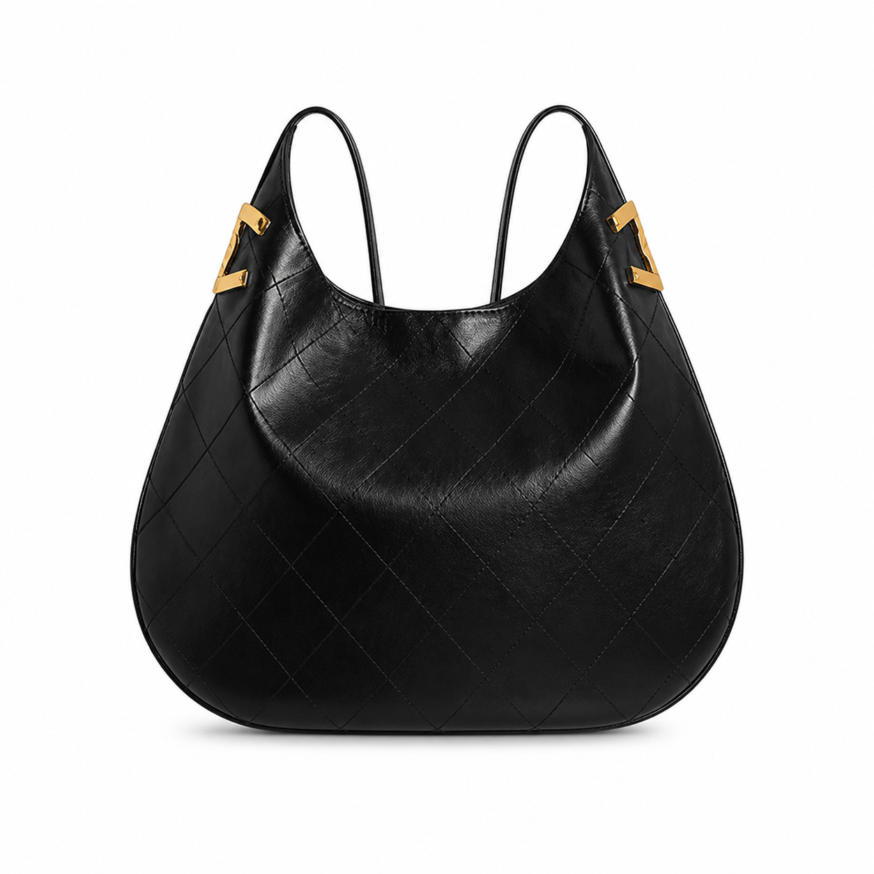 Chanel 31 Large Shopping Bag Black Lambskin | Gold CC Bar & Burgundy Interior — 32cm