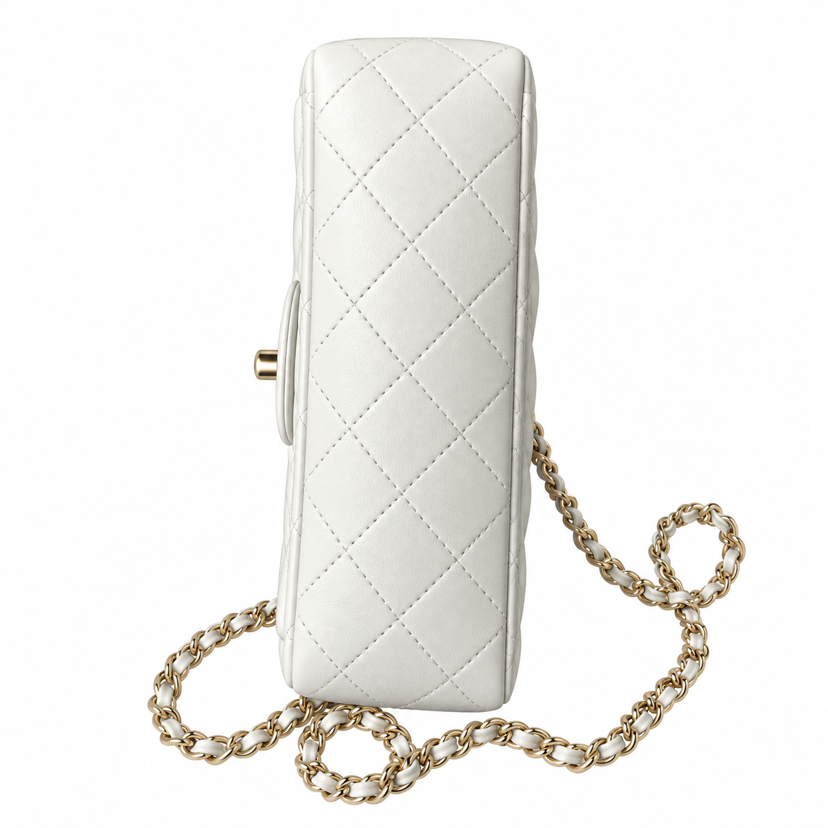 Chanel Quilted Leather Flap Bag 20cm