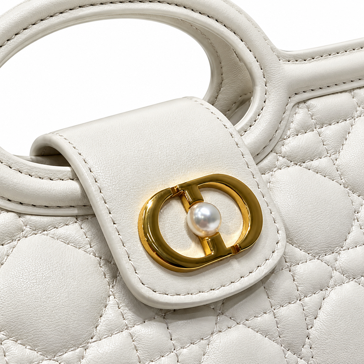 Dior Cannage Quilted Convertible Flap Bag 18.5cm