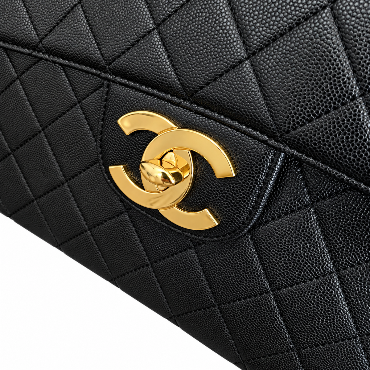 Chanel Large Quilted Shoulder Bag 30cm