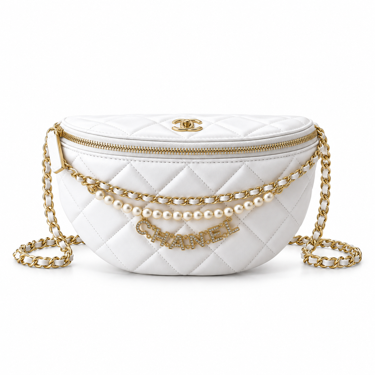 Chanel Quilted Medium Convertible Bag 17×24×11cm