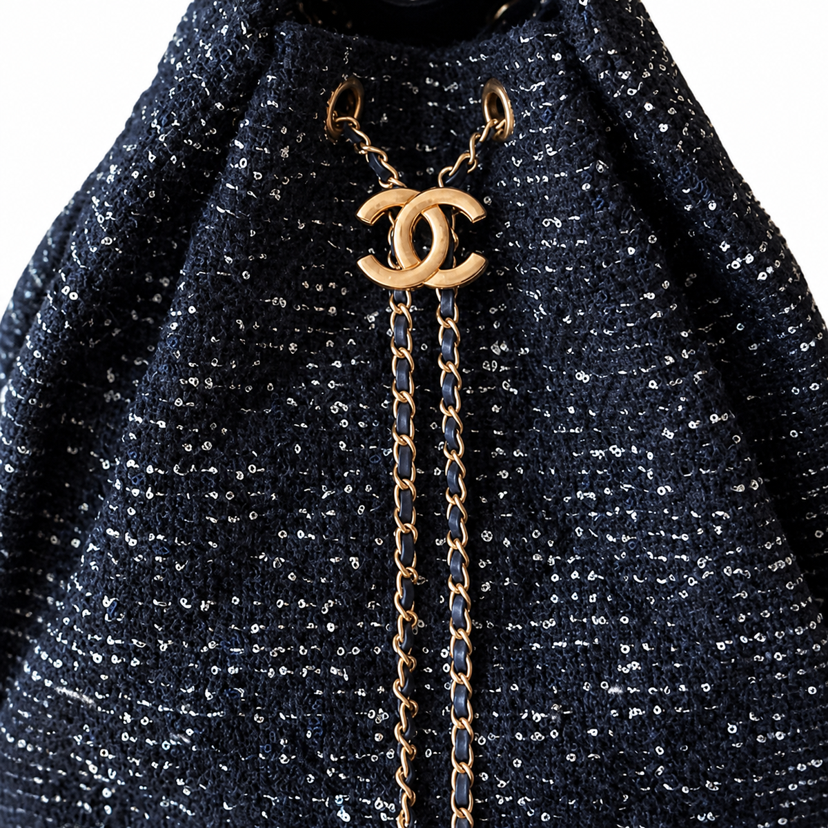 Chanel Classic Quilted Large Top Handle Tote Bag | CC Turn-Lock Chain Strap — 40cm
