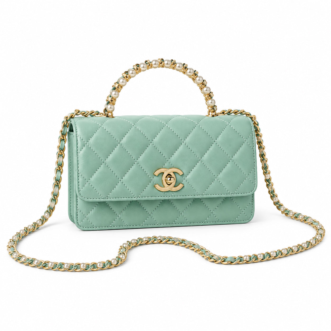 Chanel Quilted Petite Shoulder Bag 11×18.5×6cm