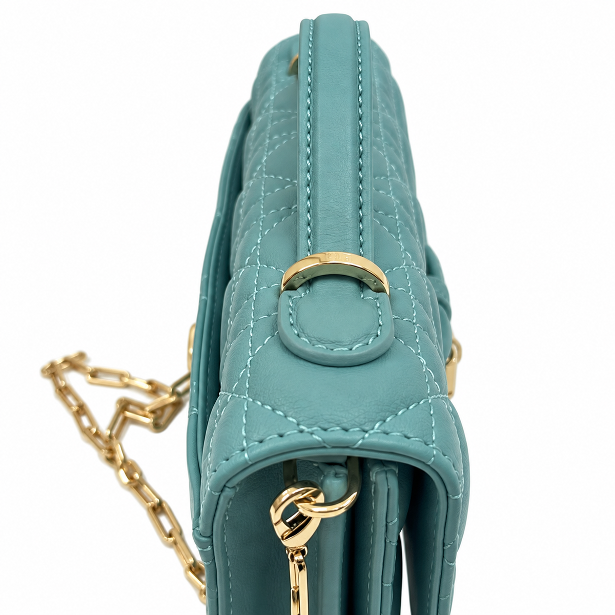 Dior Cannage Quilted Signature Flap Bag 21cm