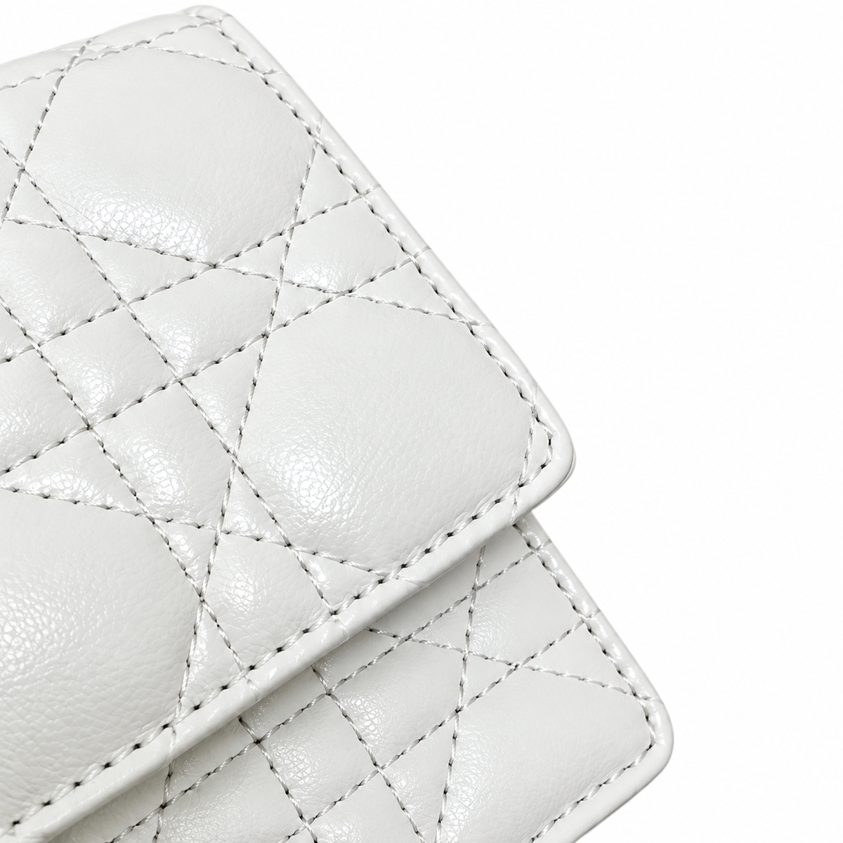 Dior Cannage Quilted Sleek Shoulder Bag 21cm