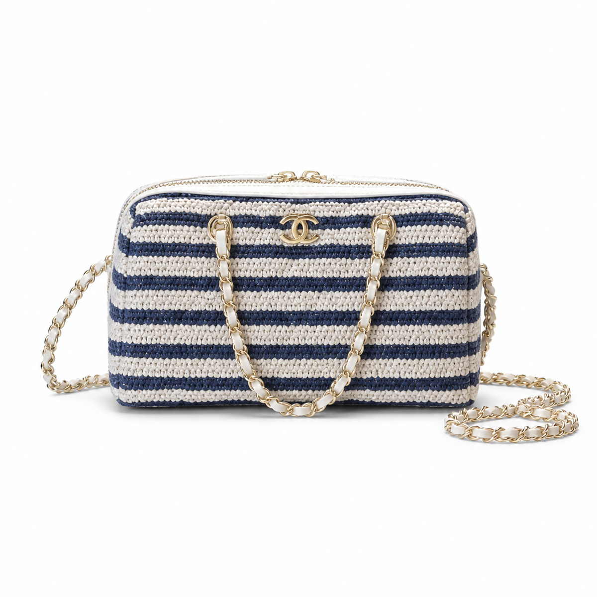 Chanel CC Quilted Mini Flap Bag | Gold Hardware & Chain — 18cm
