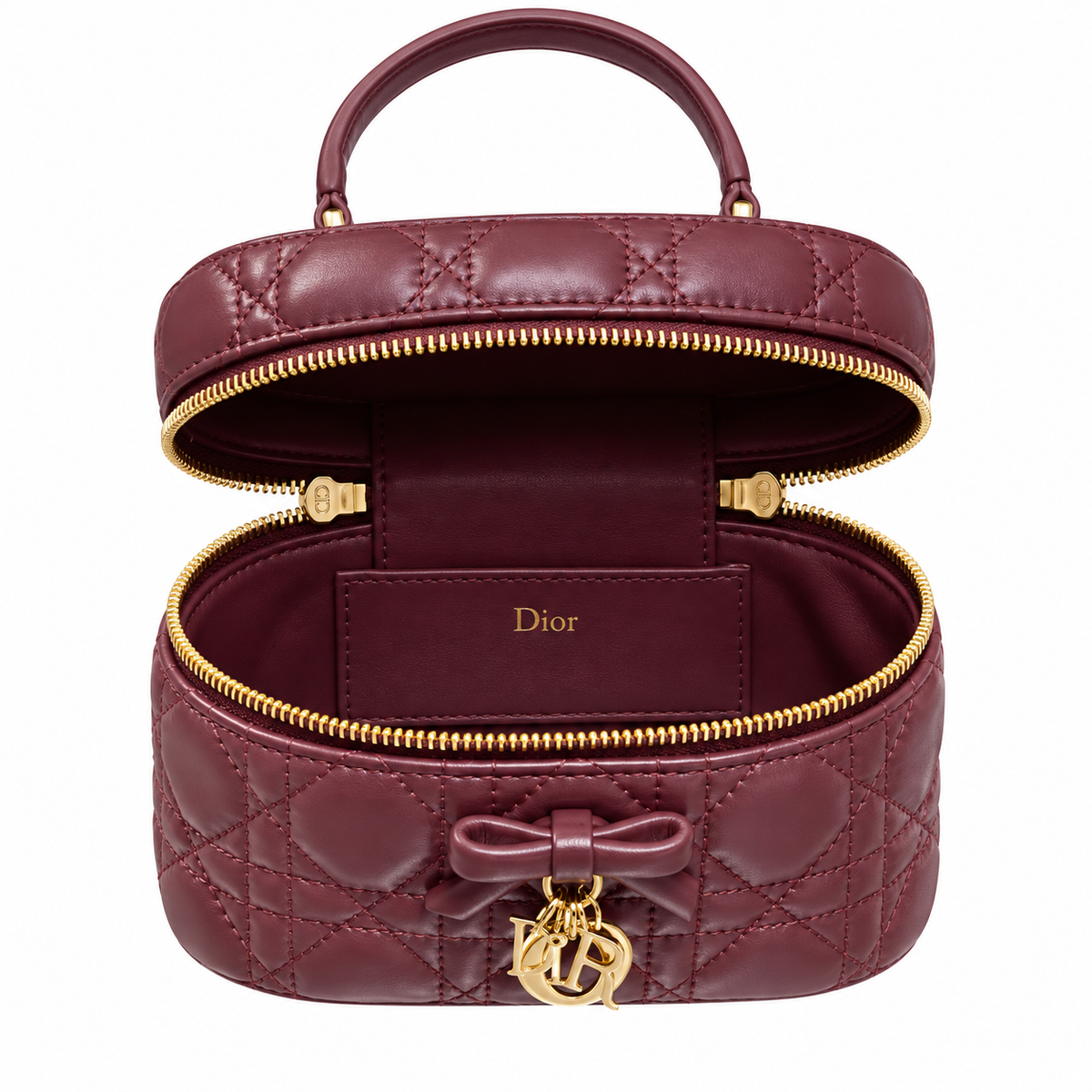 Dior Cannage Quilted Evening Mini Flap Bag 17.5cm