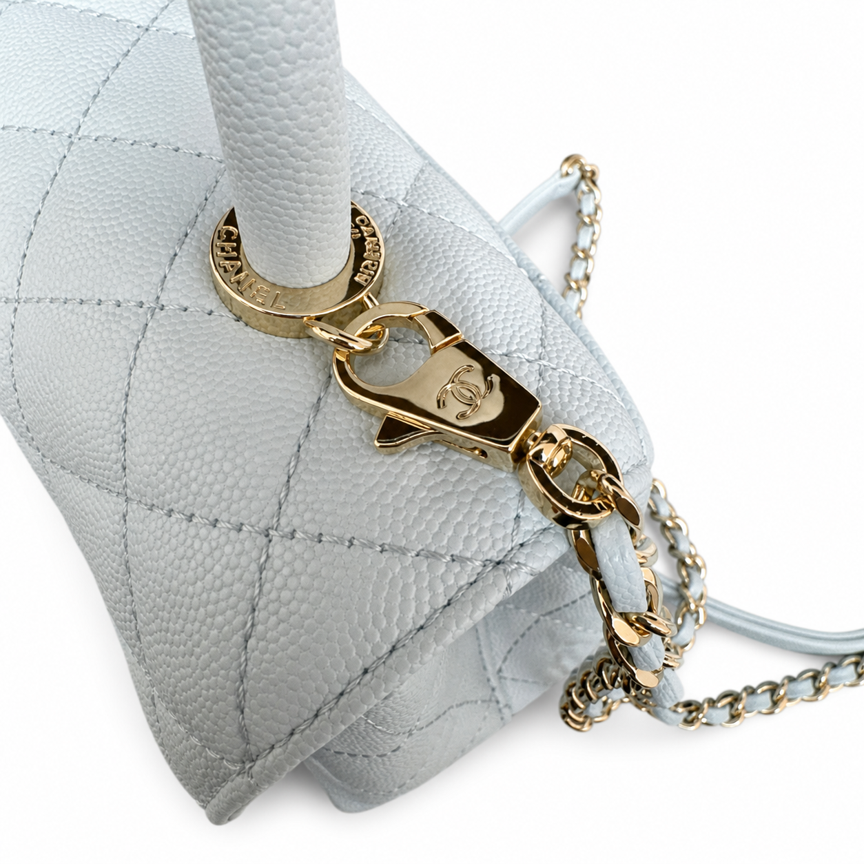 Chanel Classic CC Quilted Flap Bag | Gold Hardware & Chain — 24cm