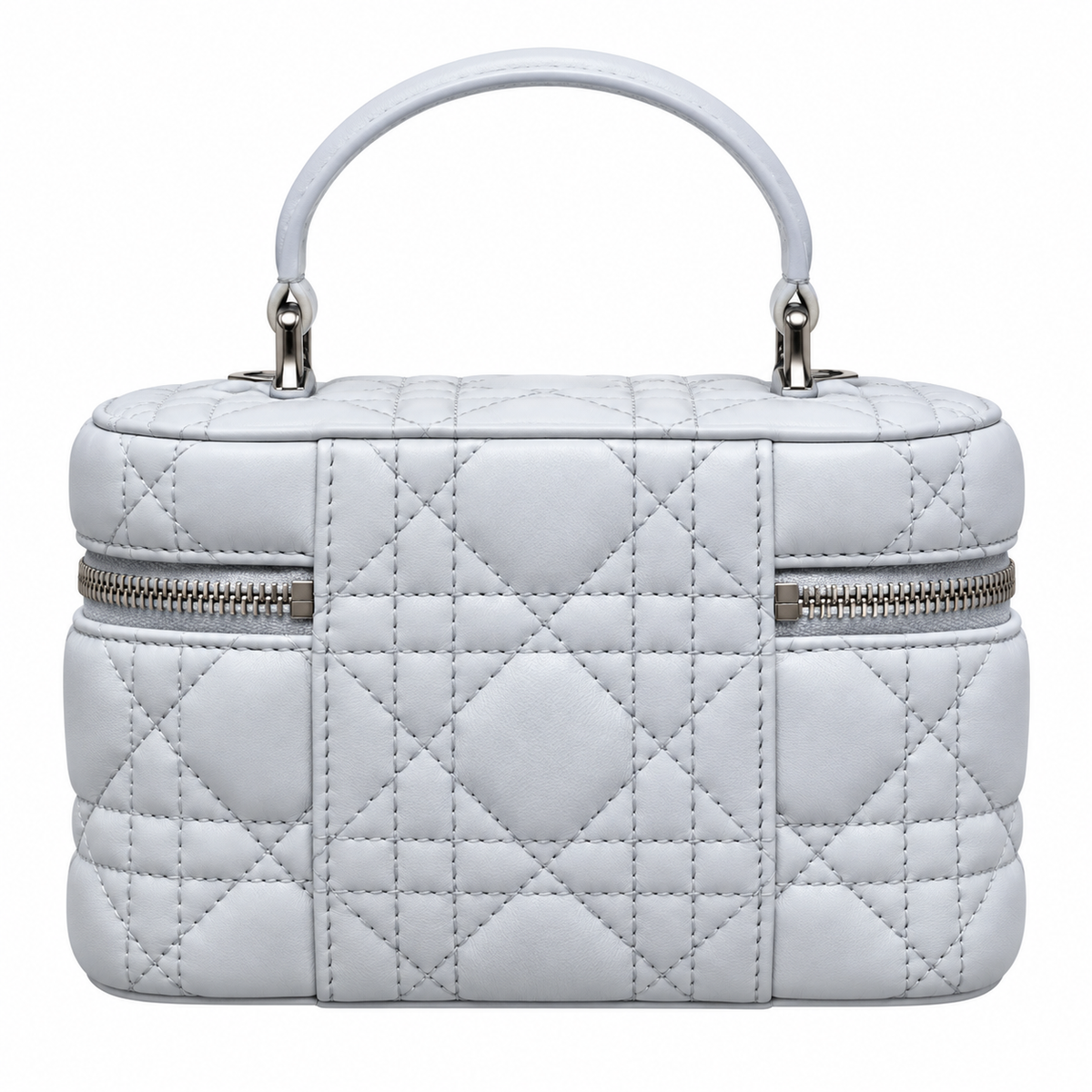 Dior Cannage Quilted Small Top Handle Bag 17.5cm