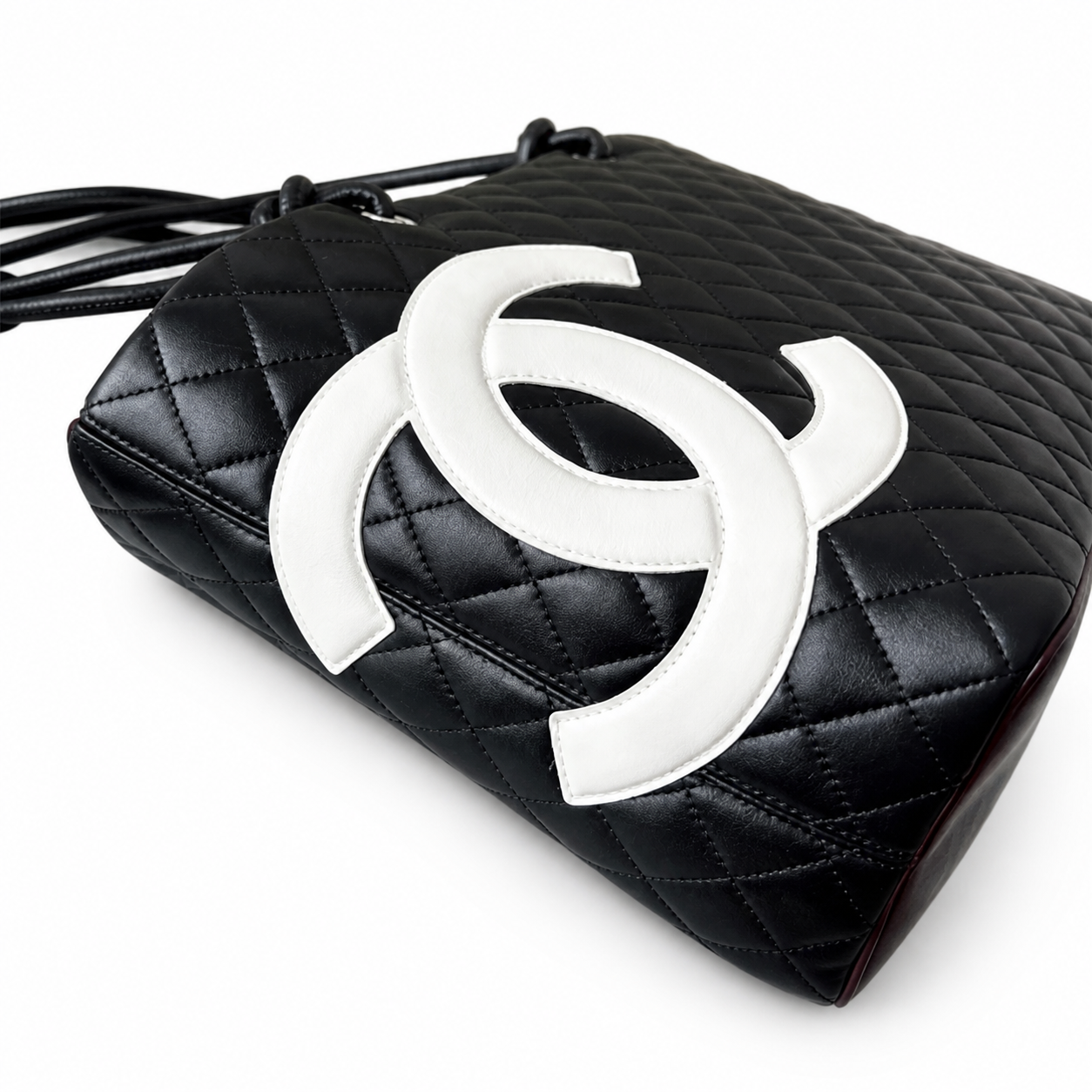 Chanel Quilted CC Top Handle Bag | Detachable Chain — 30cm