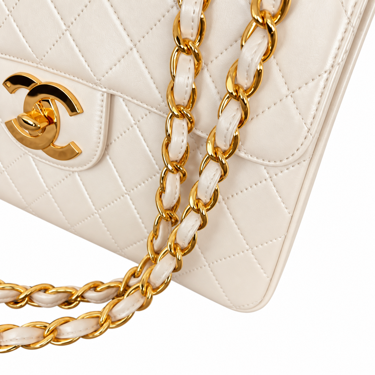 Chanel Quilted Travel Shoulder Bag 30cm