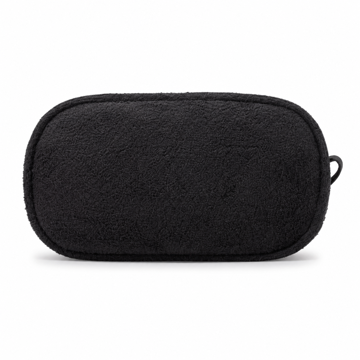 Chanel Black Terry Cloth Hobo Bag | Tonal CC Embroidery & No Hardware