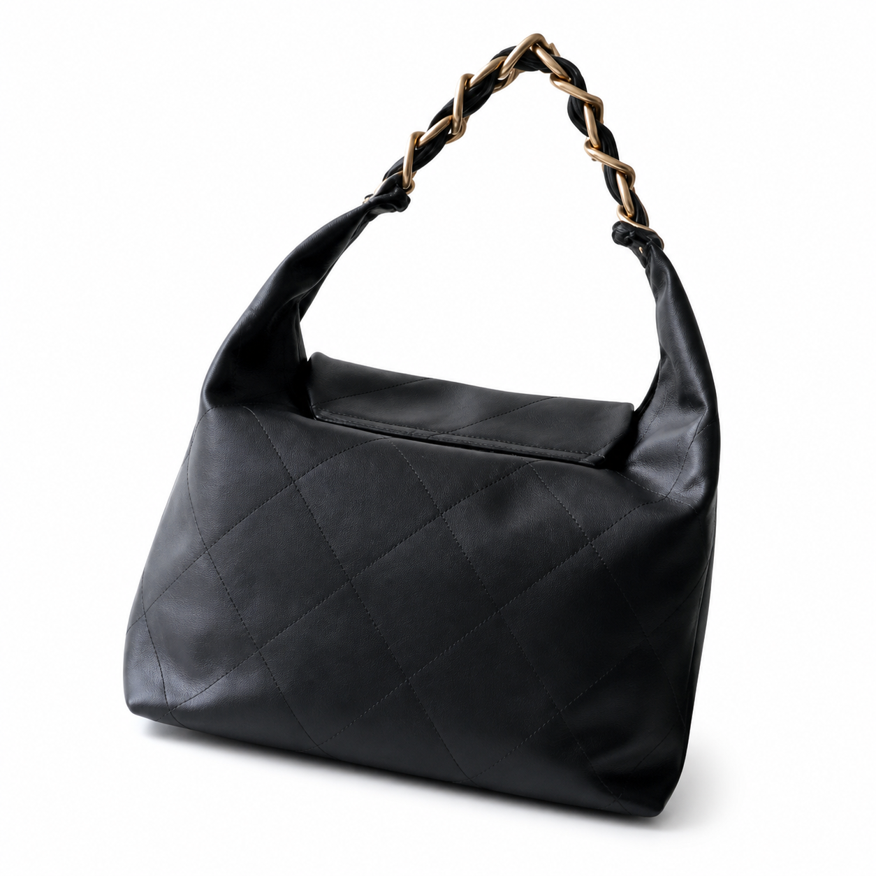 Chanel Classic Quilted Large Shopping Bag | CC Turn-Lock Top Handle — 47cm