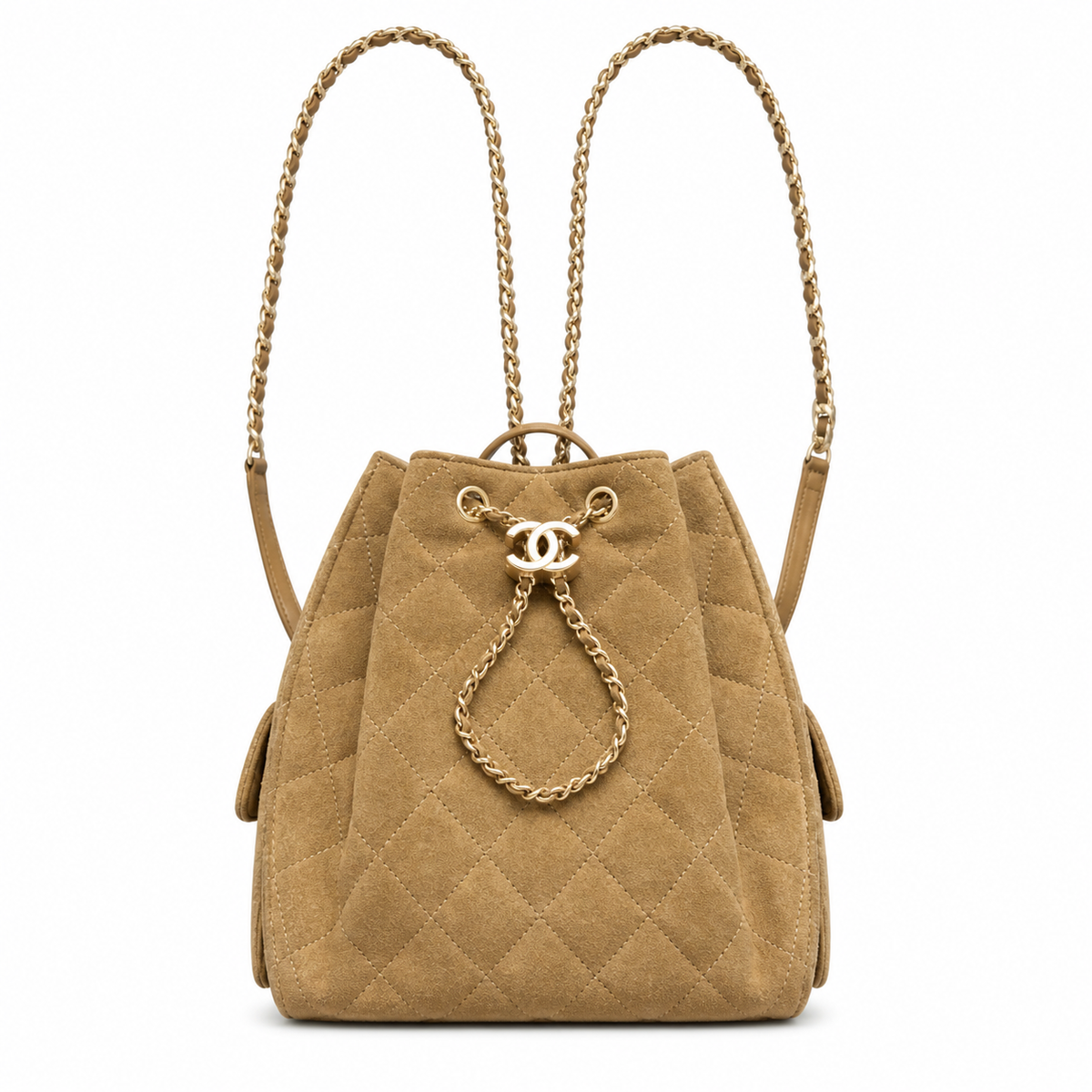 Chanel Classic Quilted Backpack | CC Hardware Chain Straps — 23cm Large