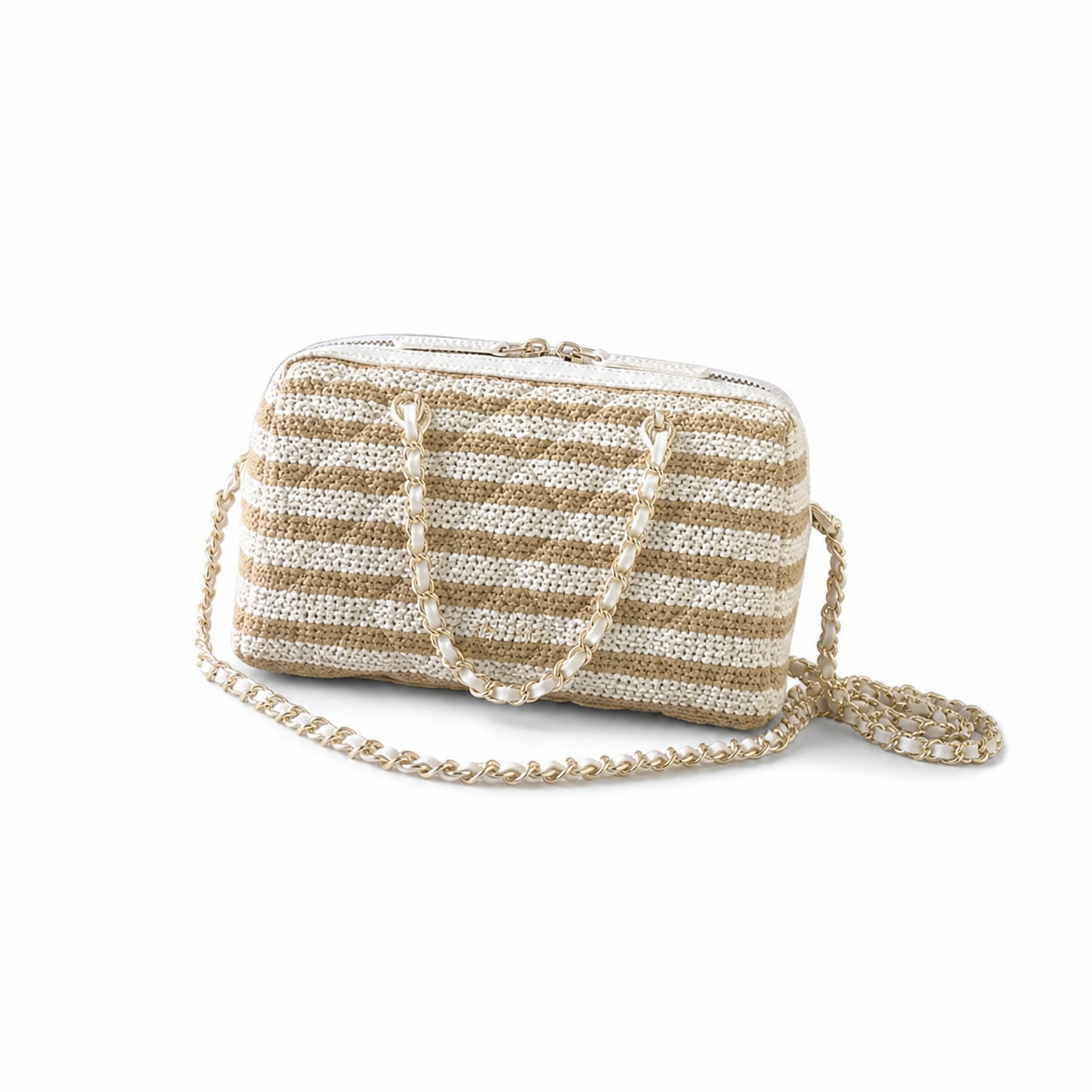 Chanel CC Quilted Mini Flap Bag | Gold Hardware & Chain — 18cm