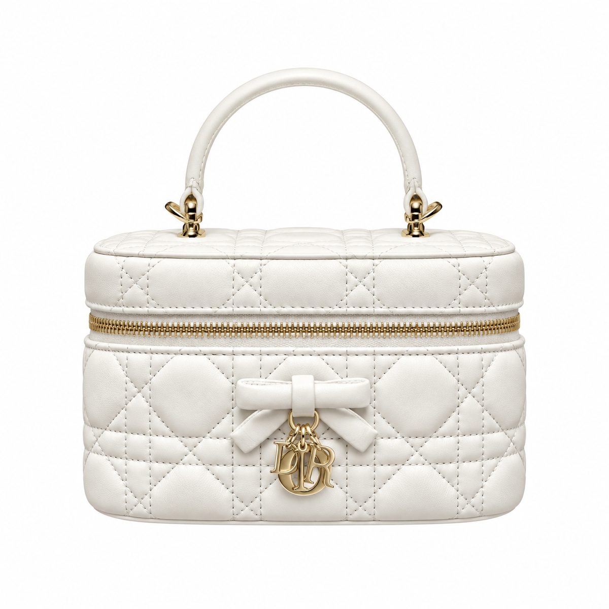 Dior Cannage Quilted Mini Shoulder Flap Bag 17.5cm