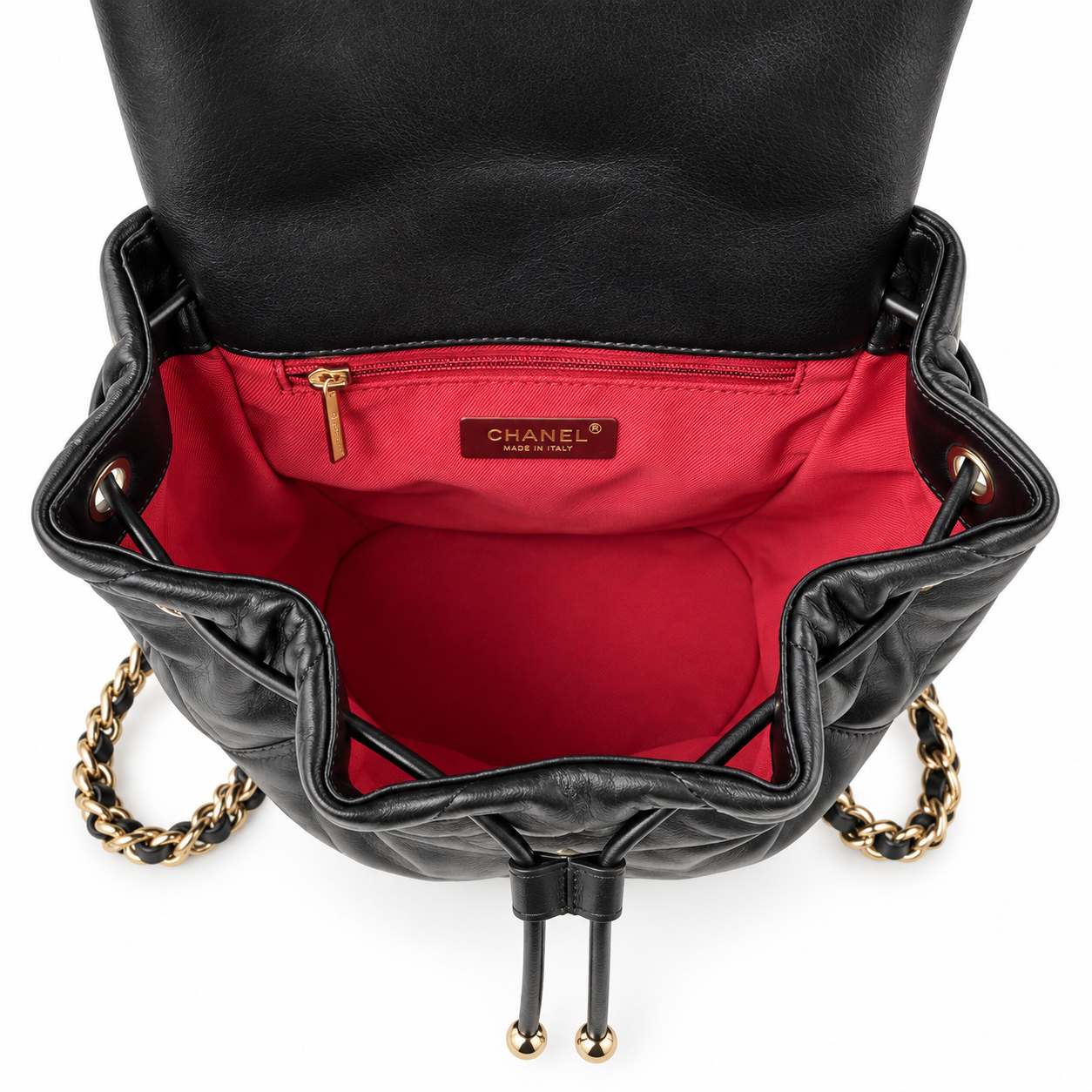 Chanel Quilted CC Backpack 26×22×16cm