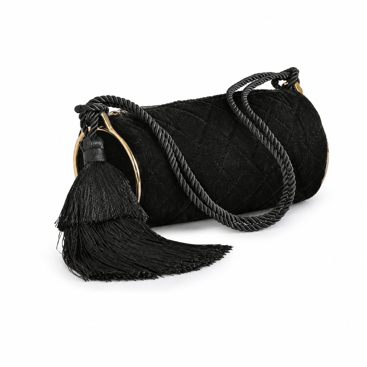 Chanel Quilted Vertical Flap Bag | CC Turn-Lock & Chain — 23.5cm