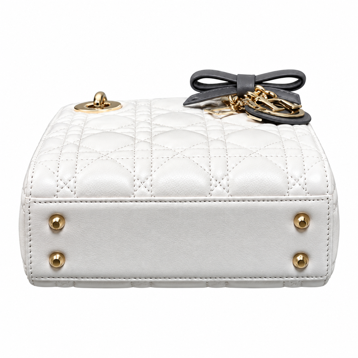 Dior Cannage Quilted Upright Mini Bag 17cm
